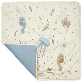 Svetložltá detská hracia podložka 80x80 cm Sea Garden – Cam Cam Copenhagen