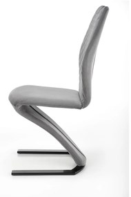 Jedálenská stolička K442 - sivá / čierna