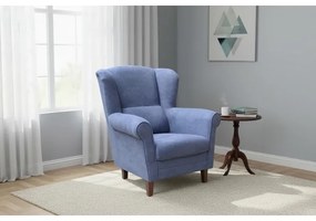 Kreslo ušiak GALA modré