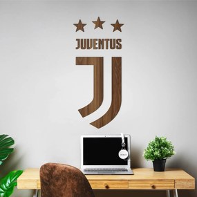 DUBLEZ | Drevené logo futbalového klubu - Juventus