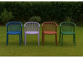 Modrá záhradná stolička Bonami Essentials Capri