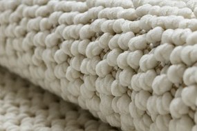 Metrážny koberec CASABLANCA LOOP biely