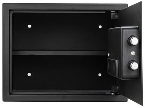 Digitálny trezor na odtlačok prsta BestBerg BBSB-2F / 30 x 38 x 30 cm / čierna