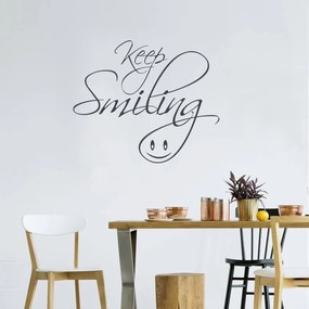 Nálepka na stenu - Keep smiling