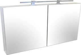 Comodo Zrkadlová skrinka Montana 120 ZS LED-CR s osvetlením Any LED 80 CR, chróm
