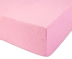 DETSKÉ JERSEY PRESTIERADLO 005 70X140 CM RUŽOVÉ