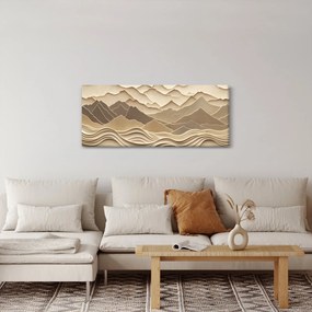 Obraz - 3D línia hôr (120x50 cm)