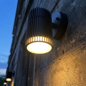Vonkajšie nástenné bodové svietidlo LANTHEA 1xGU10/11W/230V IP44 čierna