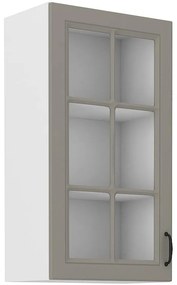 Kuchynská skrinka Stilo claygrey/biely 40gs/90 1f