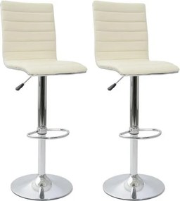 2x Barová stolička Hawaj CL-3233 krémová