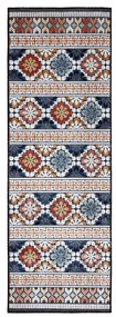 Flair Rugs, Behúň Plaza Aster Navy – na von aj na doma, 80x230, viacfarebná, chodba / predsieň