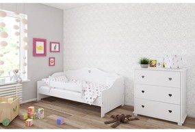 Raj posteli Detská posteľ SRDCE PW 160x80 cm
