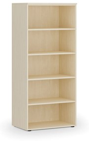 Kancelársky regál PRIMO WOOD, 1781 x 800 x 500 mm, breza