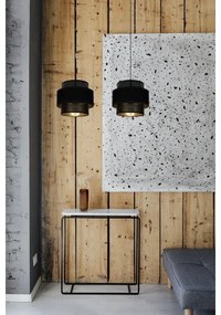 Luster na lanku NESS 2xE27/60W/230V čierna