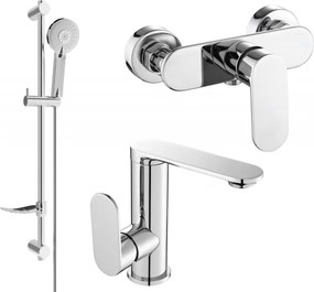 Mexen Milo DF40 sprchová sada, chróm - 713054DF40-00