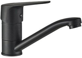 Kuchinox SAGRA, umývadlová batéria s otočným výtokom, čierna matná, LAV-BQR_726D