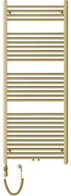 Mexen Mars, elektrické vykurovacie teleso 1500 x 600 mm, 600 W, zlatá lesklá, W110-1500-600-2600-50