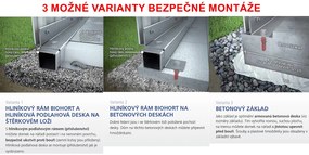 Biohort Záhradný domček BIOHORT HighLine DUO H5 275 x 315 (tmavo sivá metalíza)
