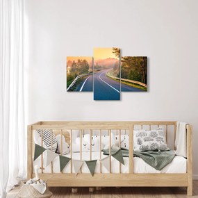 Obraz - Cesta pri východe slnka (90x60 cm)