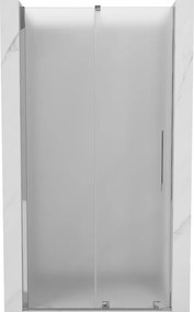 Mexen Velar, posuvné sprchové dvere do otvoru 90 cm, 8mm sklo námraza, chrómová, 871-090-000-31-01