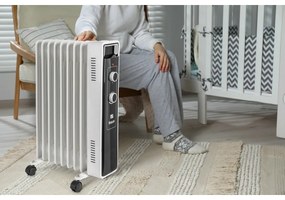 G21 Vesuv olejový radiátor, 9 rebier, 2000 W,biely