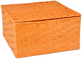 Sada 3 úložných boxov s vekom oranžových