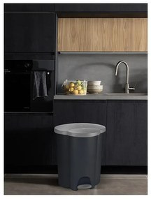 Plastový odpadkový kôš na triedený odpad/pedálový 17+17+6 l Trio - Curver