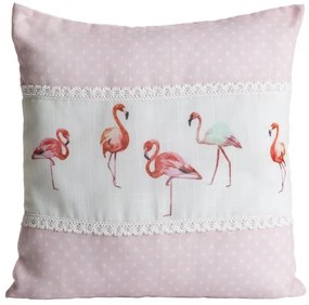 Obliečka na vankúš Flamingo 40x40 ružová 327140