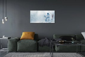 Obraz na plátne snehuliak sneh 140x70 cm