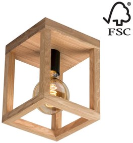 Spot-Light 9154174 - Stropné svietidlo KAGO 1xE27/60W/230V matný dub