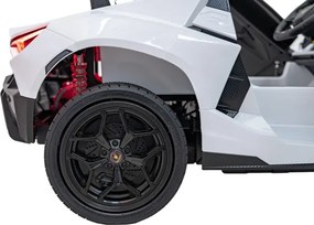 Elektrické autíčko Lamborghini Revuelto XL STRONG biele