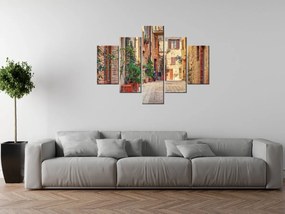 Gario Obraz na plátne Stará cestička v Toskánsku Veľkosť: 150 x 70 cm