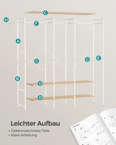 Otvorená šatníková skriňa RGR005W67