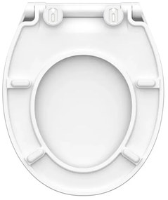 Schütte 82700 - WC sedadlo SLIM WHITE SoftClose z duroplastu
