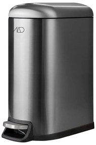Nášľapný odpadkový kôš z nehrdzavejúcej ocele v striebornej farbe 10 l Wather – Mette Ditmer Denmark