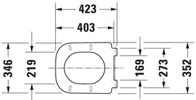 Duravit Happy D.2 - WC sedátko so SoftClose, biela 0064590000