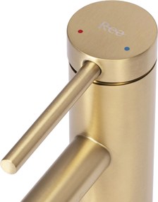 Rea Foss, umývadlová batéria h-205, zlatá matná, REA-B5316