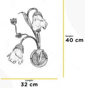 ONLI - Nástenné svietidlo ARIANNA 2xE14/6W/230V