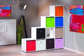 Dizajnový úložný regál Camila 10