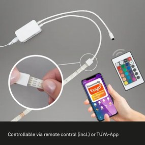 Brilo - LED RGBW Stmievateľný pásik 6,5m LED/18W/230V Wi-Fi Tuya + DO