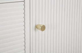 Komoda Matera 117 cm biela/hnedá