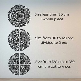 Drevená 3D mandala na stenu | Luxusný vyrezávaný obraz do obývačky | SENTOP HDF0251-akcia20