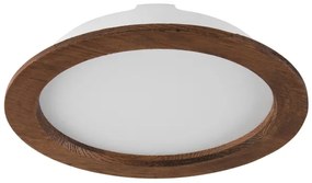 LED Podhľadové svietidlo WOODY SPOT LED/23,5W/230V 4000K čerešňa ø 23,5 cm