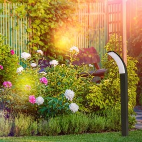 LED Vonkajšia lampa AMY LED/12W/230V 100 cm IP44 čierna