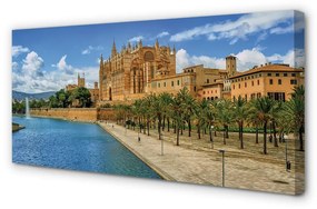 Obraz na plátne Španielsko gotická katedrála palma 100x50 cm