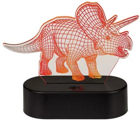 Detská lampička 3D TRICERATOPS