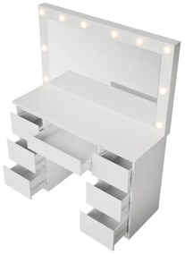InternetovaZahrada Toaletný stolík Lilia - biely