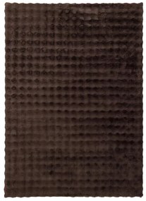 Koberec Rabbit Fur Bubble 1,6/2,3 tmavohnedý