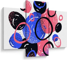 Obraz - Motív s kruhmi v živých farbách (90x60 cm)