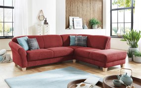 XXXLutz ROHOVÁ SEDAČKA, textil, červená Sit & More - Sedačky - 000144005339